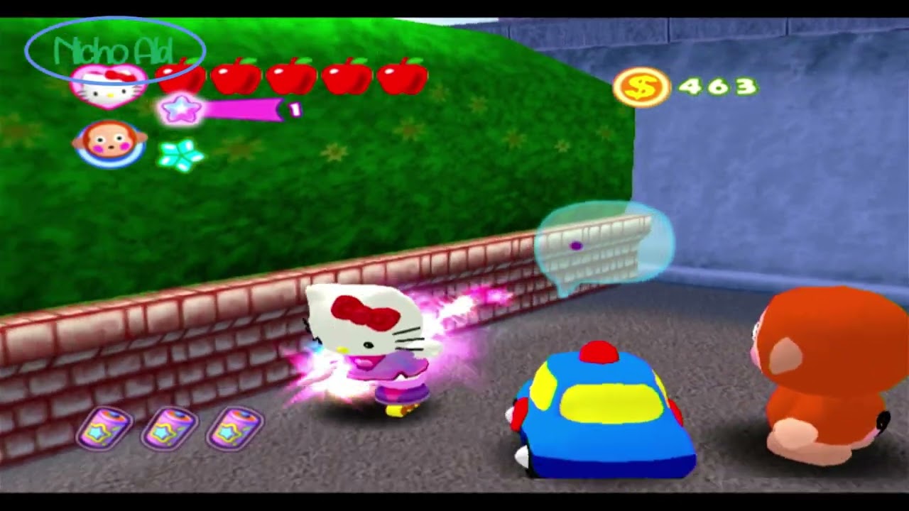 Hello Kitty no PikoPiko Daisakusen (PS2) - Stage 10 The Haunted Lot