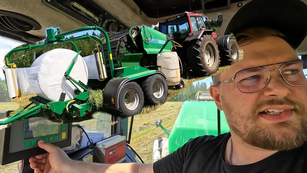 Agronicillä paalausta