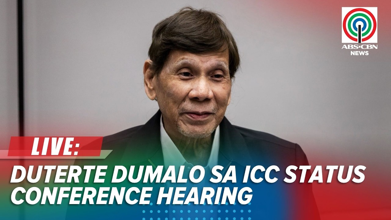 LIVE: Ex-Pres. Duterte attends ICC 3rd Status Conference | ABS-CBN News (Sept 16)