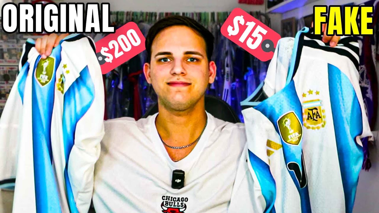 ¿Vale la pena pagar más? Camiseta de Argentina ORIGINAL vs FAKE
