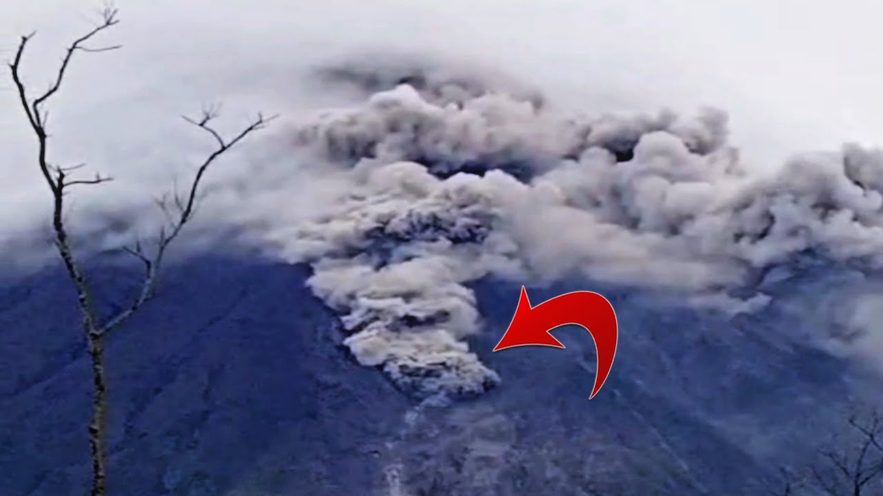 INNALILLAHI..! MENIT² ERUPSI AWAN PANAS GUGURAN SEMERU HARI INI