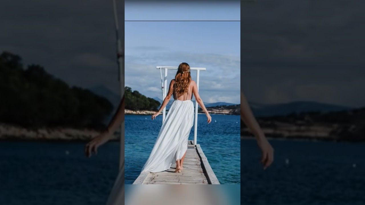 White Dress Summer Beach 