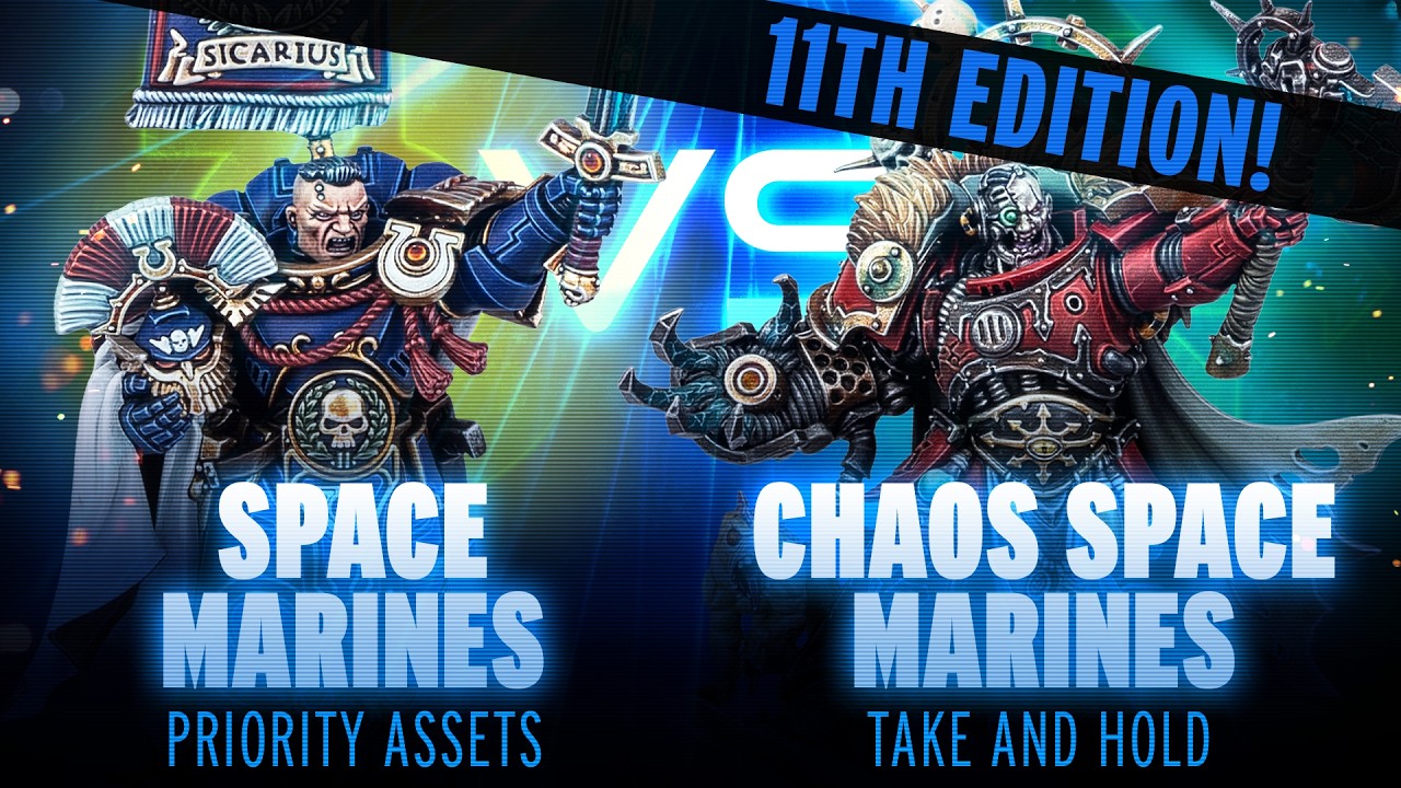 NEW 11th Edition Battle Report - Ultramarines vs Chaos Space Marines