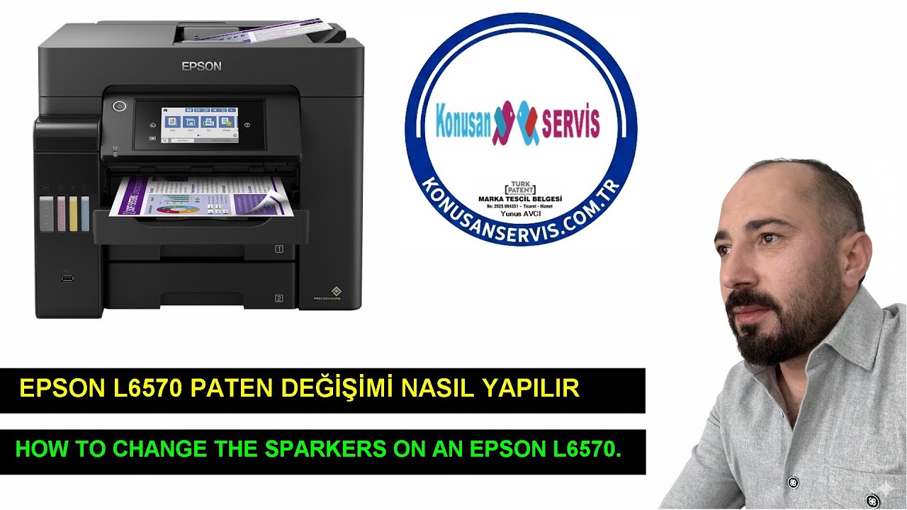 epson L6570 Yazıcı kağıt Hata Veriyorsa | Epson L6570 Paten Değişimi Nasıl Yapılır @YUNUS AVCI