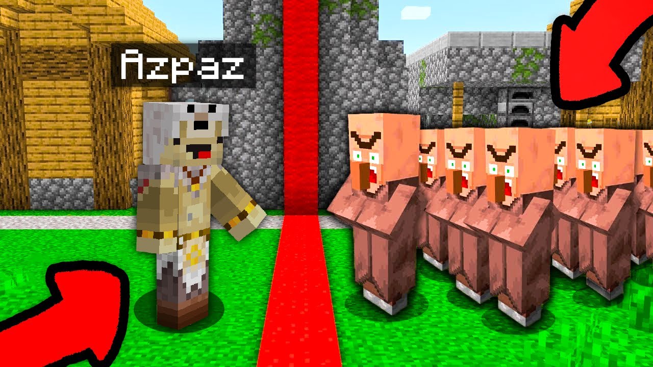 Les Villageois ont SÉPARÉ Le Village en DEUX sur Minecraft !