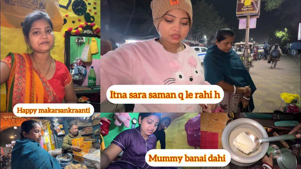 Mummy ghar par dahi banai itna testy 😋|| Dahi recipe Happy makarsankranti everyone’s || #vlog 
