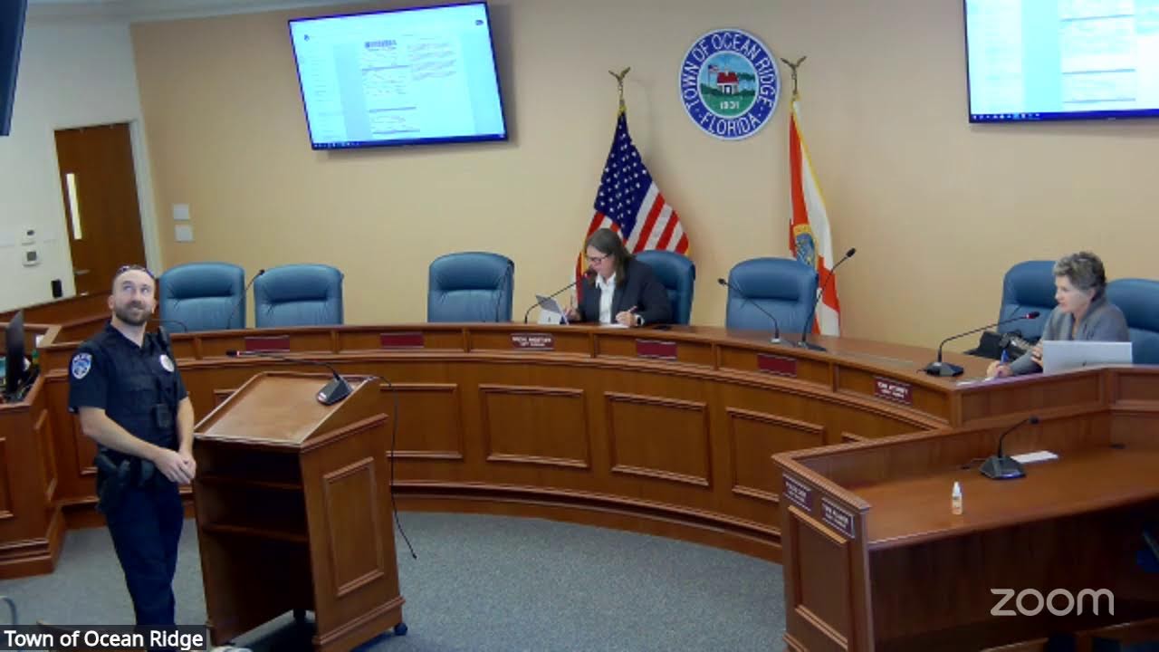 Ocean Ridge Community Standards Hearing 260106