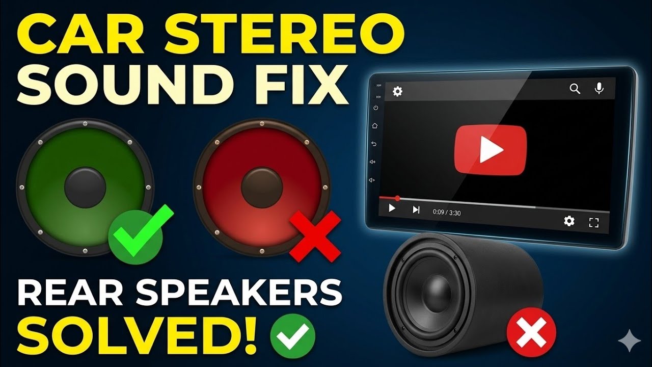 🔉Rear Speaker Sound Not Working in TS7 Stereo 🔊 FIX Now!