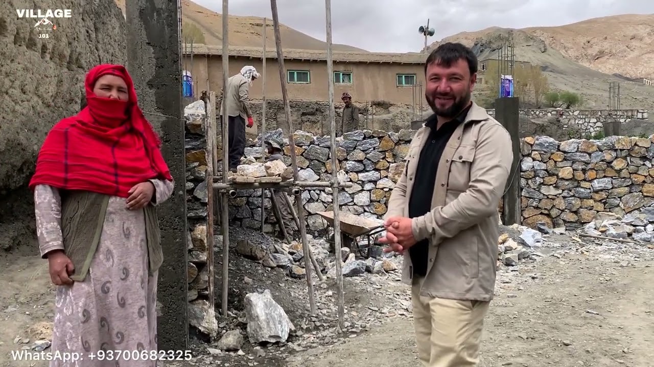 Mrs. Hussaini donation | Prune the potatoes farm | Daily life of farmer in Afghanistan