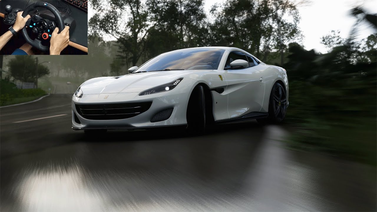855HP 2018 Ferrari Portofino | Forza Horizon 5 Logitech G29 Wheel Gameplay