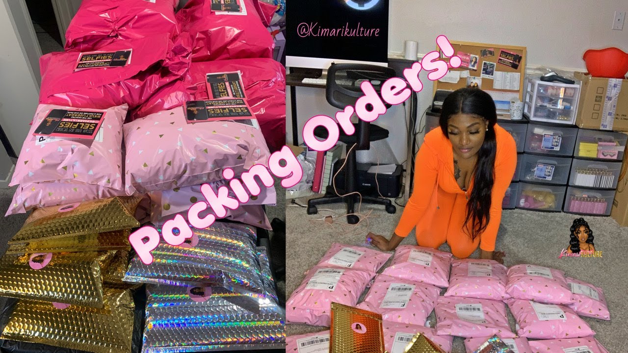 WATCH ME PACKAGE ORDERS | Black Friday/ Cyber Monday | Entrepreneur Life