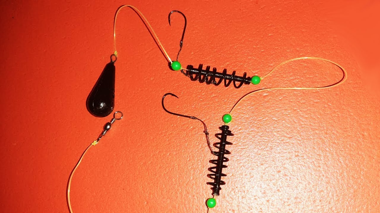 PESCA ASEGURADA - APAREJO DOBLE CEBADOR PARA CARPAS, BOGAS Y BAGRES