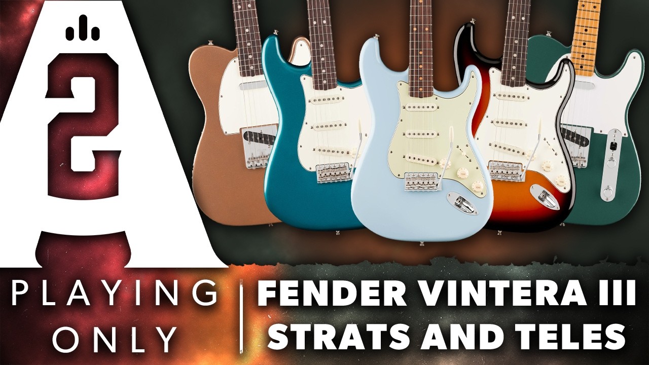 Fender Vintera III Stratocasters and Telecasters - Playing Only Demo