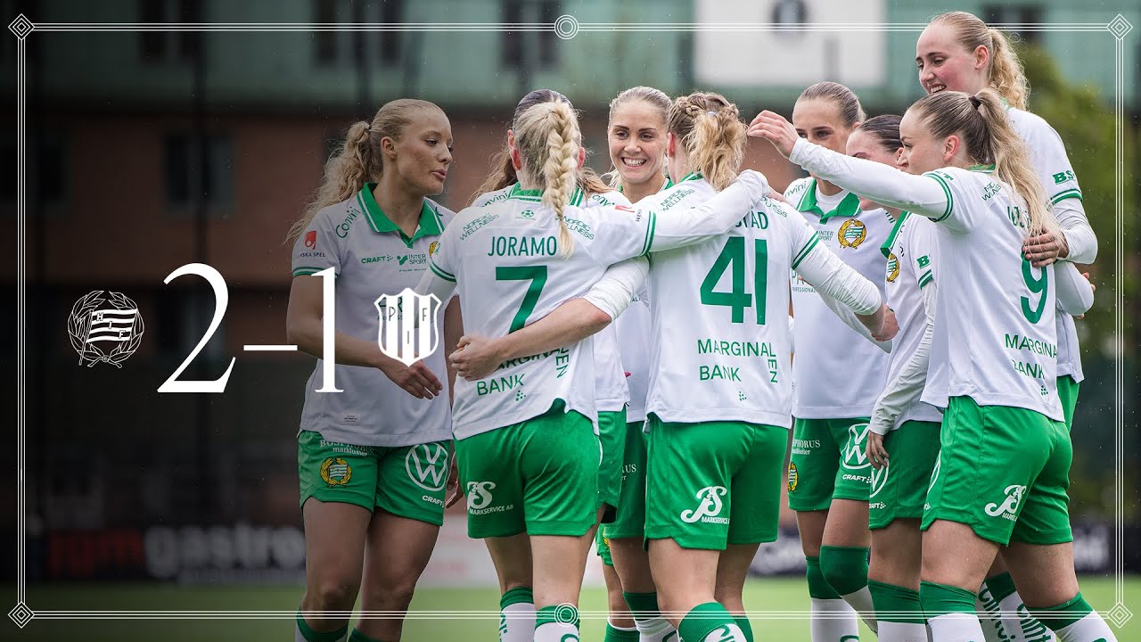 SAMMANDRAG | Hammarby 2-1 Piteå | OBOS Damallsvenskan 2025