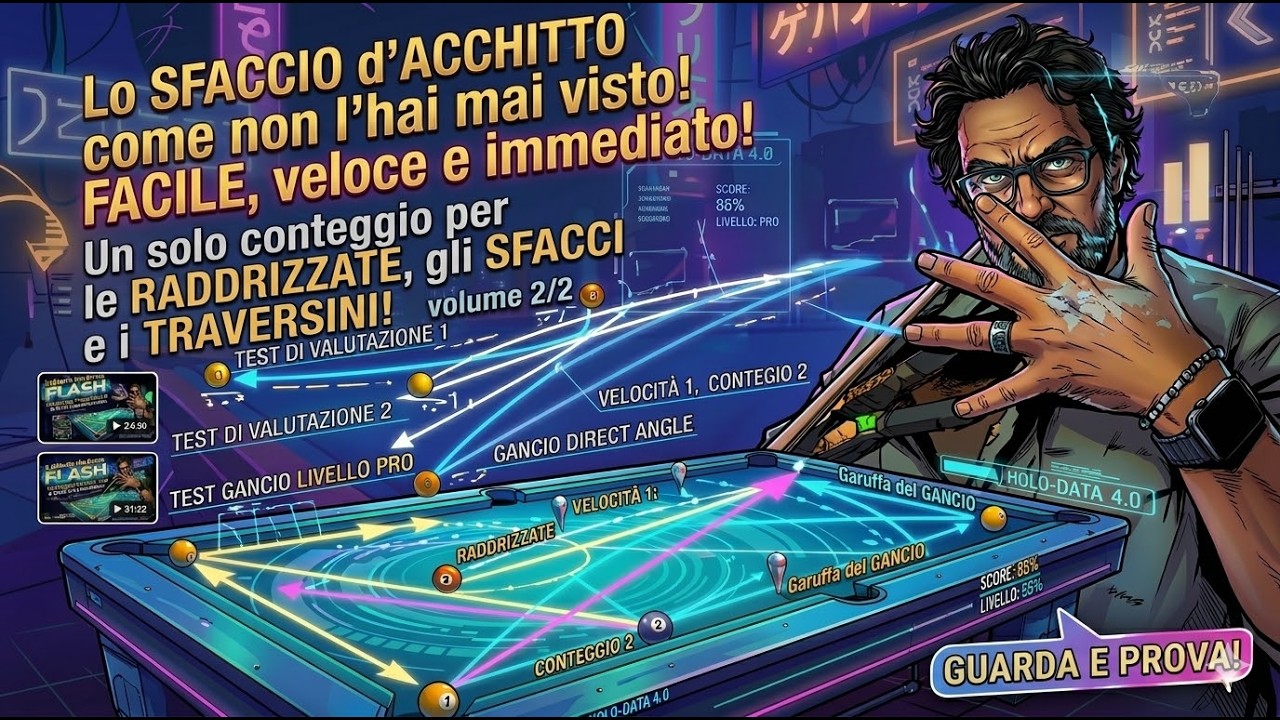 Il Biliardo che Conta - Lo SFACCIO d'ACCHITTO come non l'hai mai visto! FACILE, veloce e immediato!