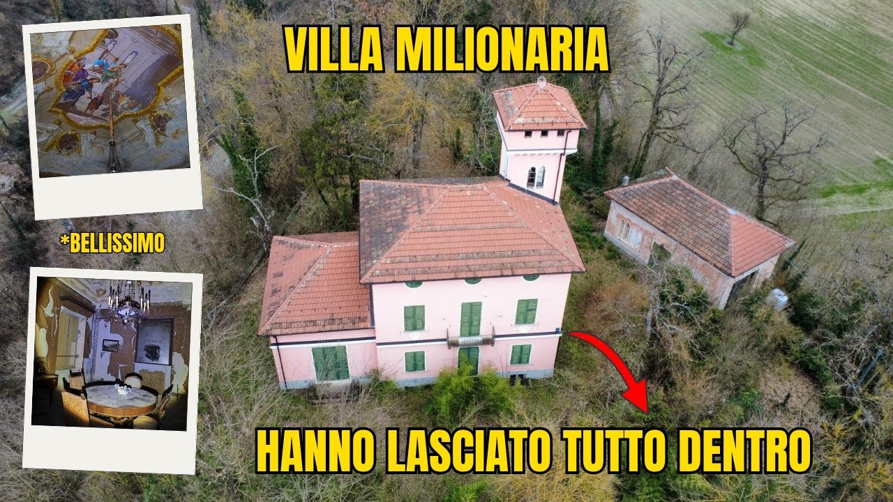 VANNO VIA LASCIANDO TUTTO DENTRO LA LORO VILLA! NON HO MAI VISTO NULLA DI SIMILE... ~VILLA TORRETTA~