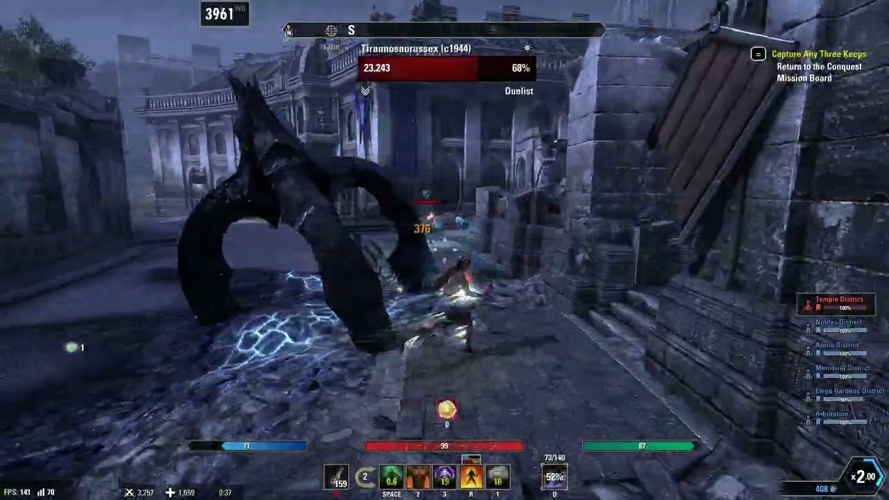 DK PvP gameplay