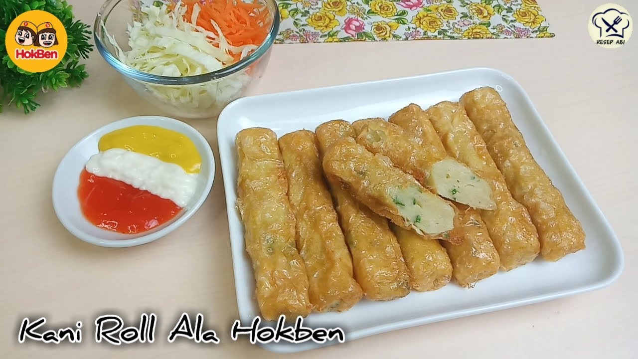 Kani Roll Ala Hokben Bikin Sendiri Aja Dirumah Rasanya Mirip Banget ! Fish Roll Kembang Tahu