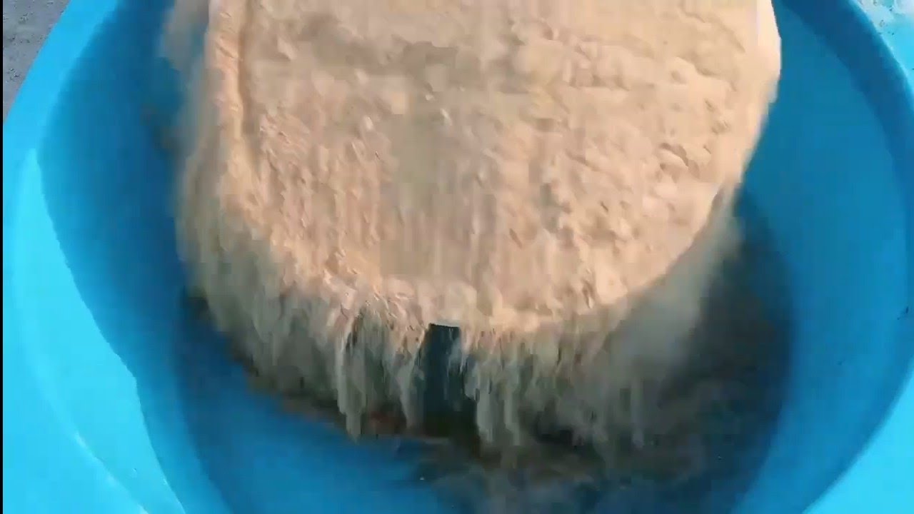 ASMR Relaxing silky smooth full Dusty Dry paste play ❤️⛰️🪨🤍💕🖤🤎🌪️ pouring in 🌊🥶🏖️
