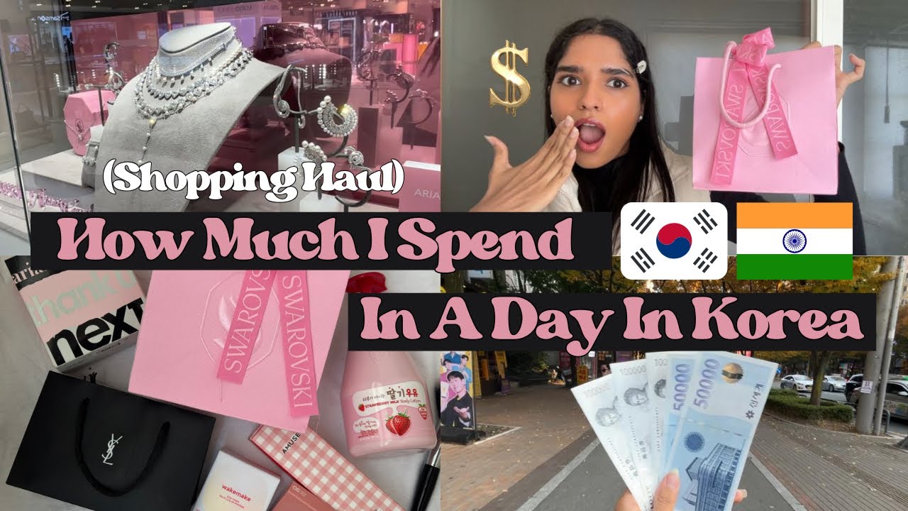 🛍️Luxury Shopping in Korea | Come Spend A Day With Me 🇰🇷 #korea #indian #vlog 