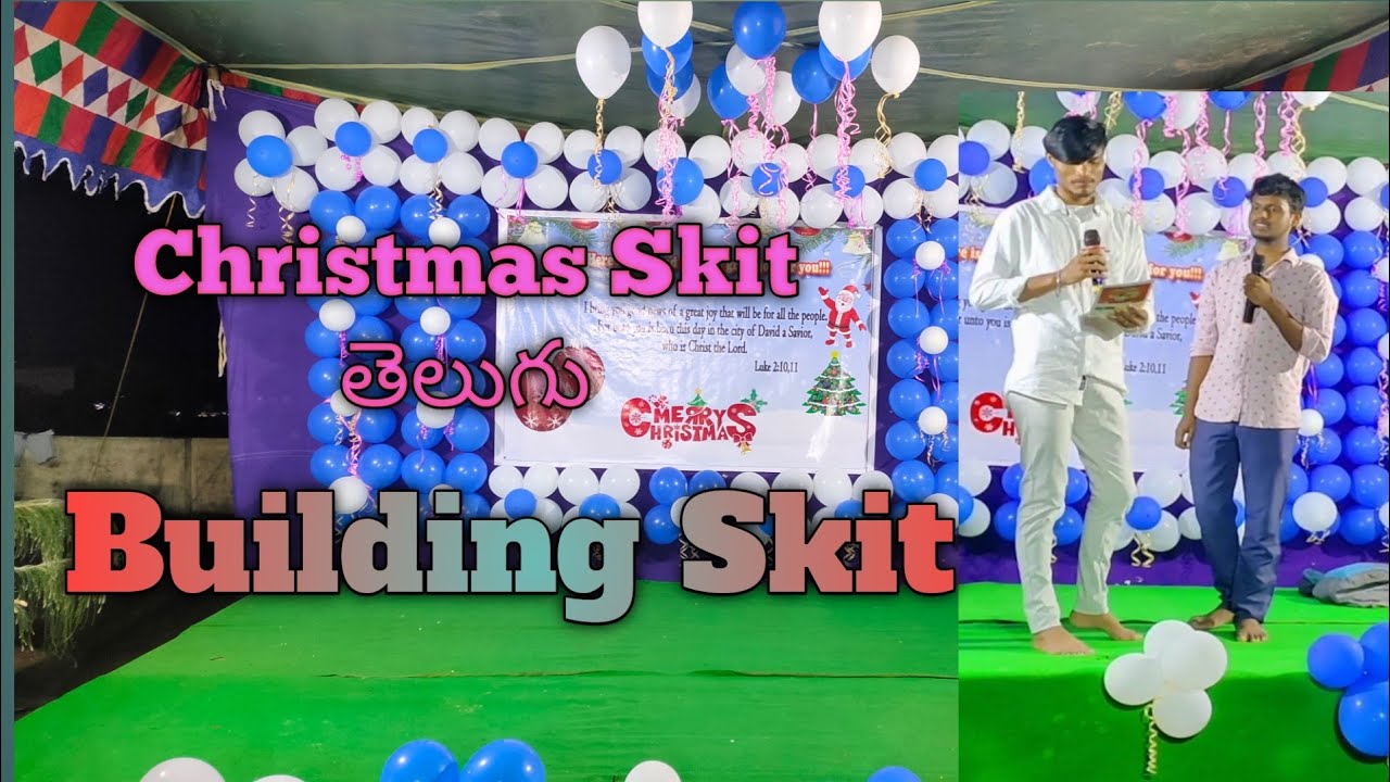 Building skit ll Telugu Christian Building skit in Christmas by Church Youth ll Christmas Skit
