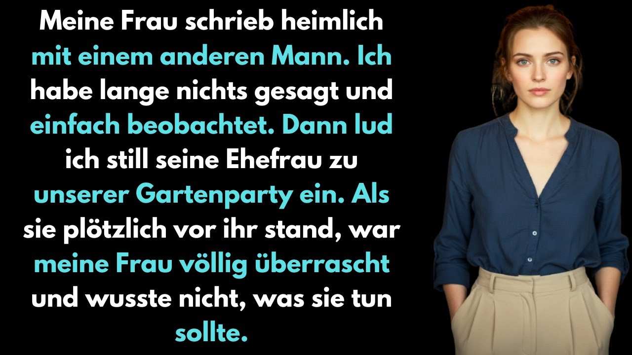 Meine Frau war geschockt, als ich die Frau des Mannes zur Party einlud, mit dem sie schrieb – Rache!
