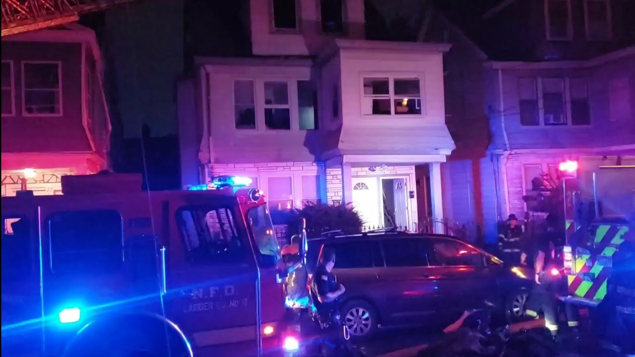 Working Fire In Large 2.5 Wood Frame House In The Vailsburg Section Of Newark Nj 7-30-20