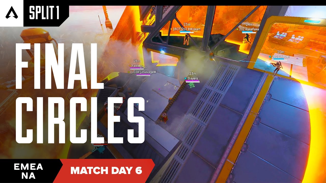 Final Circles | NA/EMEA Pro League Split 1 Match Day 6 | Apex Legends