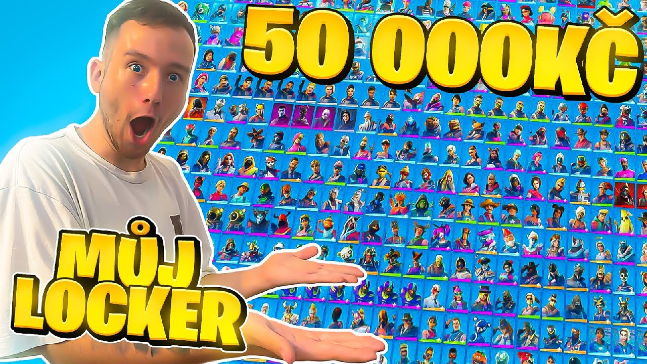 Kolik peněz jsem dal do FORTNITE? (LOCKER)🤯😱
