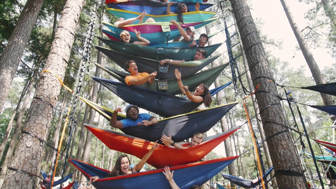 World's Largest Hammock Party - In 4k!