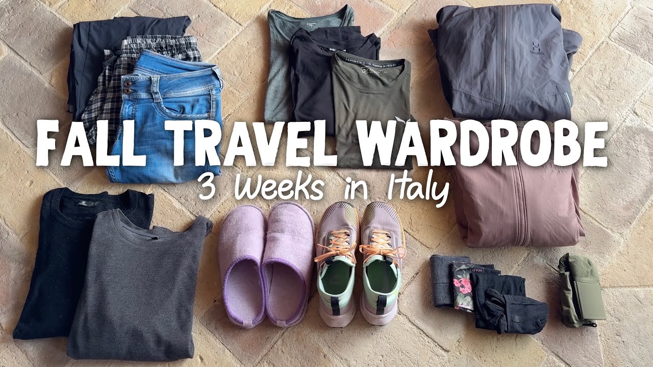 My Fall Travel Capsule Wardrobe - 3 Weeks in Italy