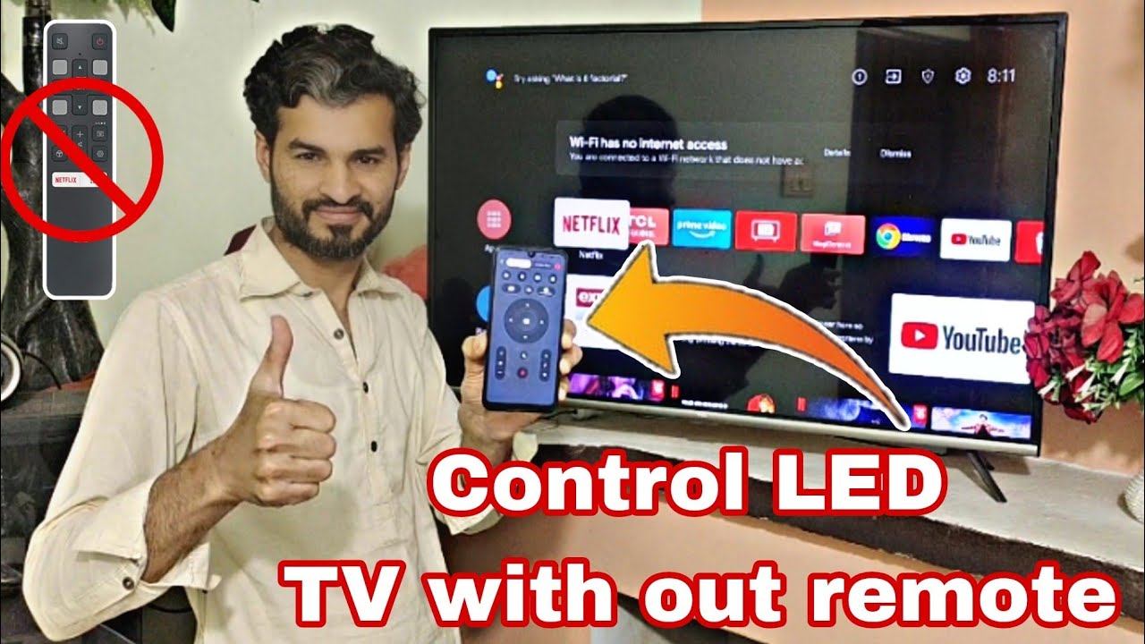 Control tcl android led tv without remote | Tcl tv ko mobile se control kaise karen
