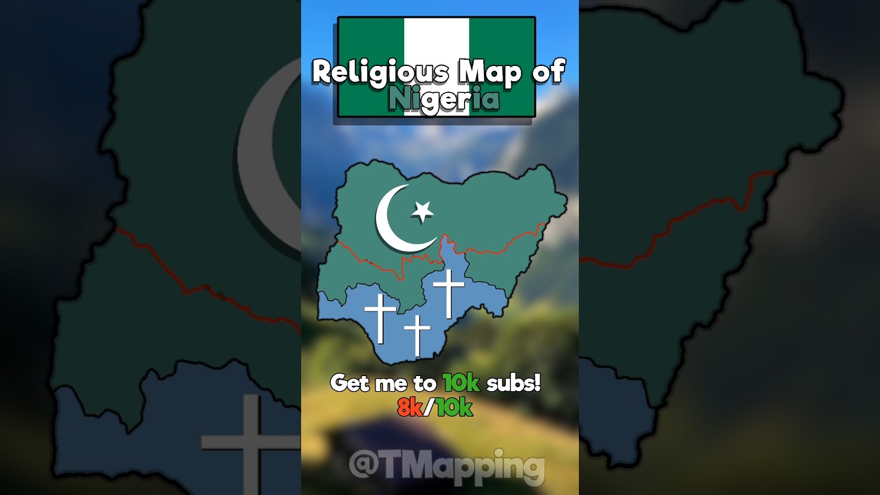 Nigeria Map #geography #mapping #europe #enfemapping #map