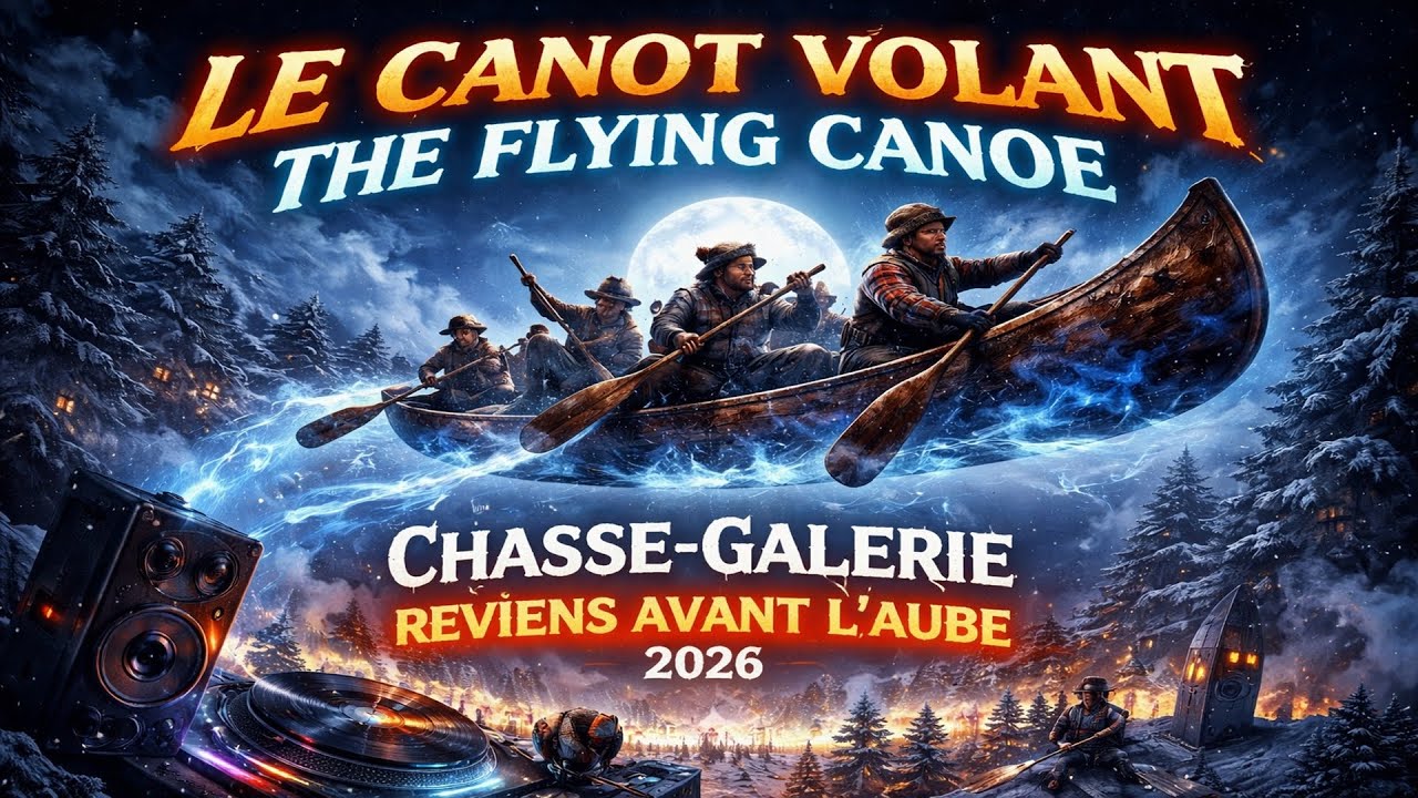 “LE CANOT VOLANT / THE FLYING CANOE — Chasse-Galerie (Reviens Avant L’Aube)