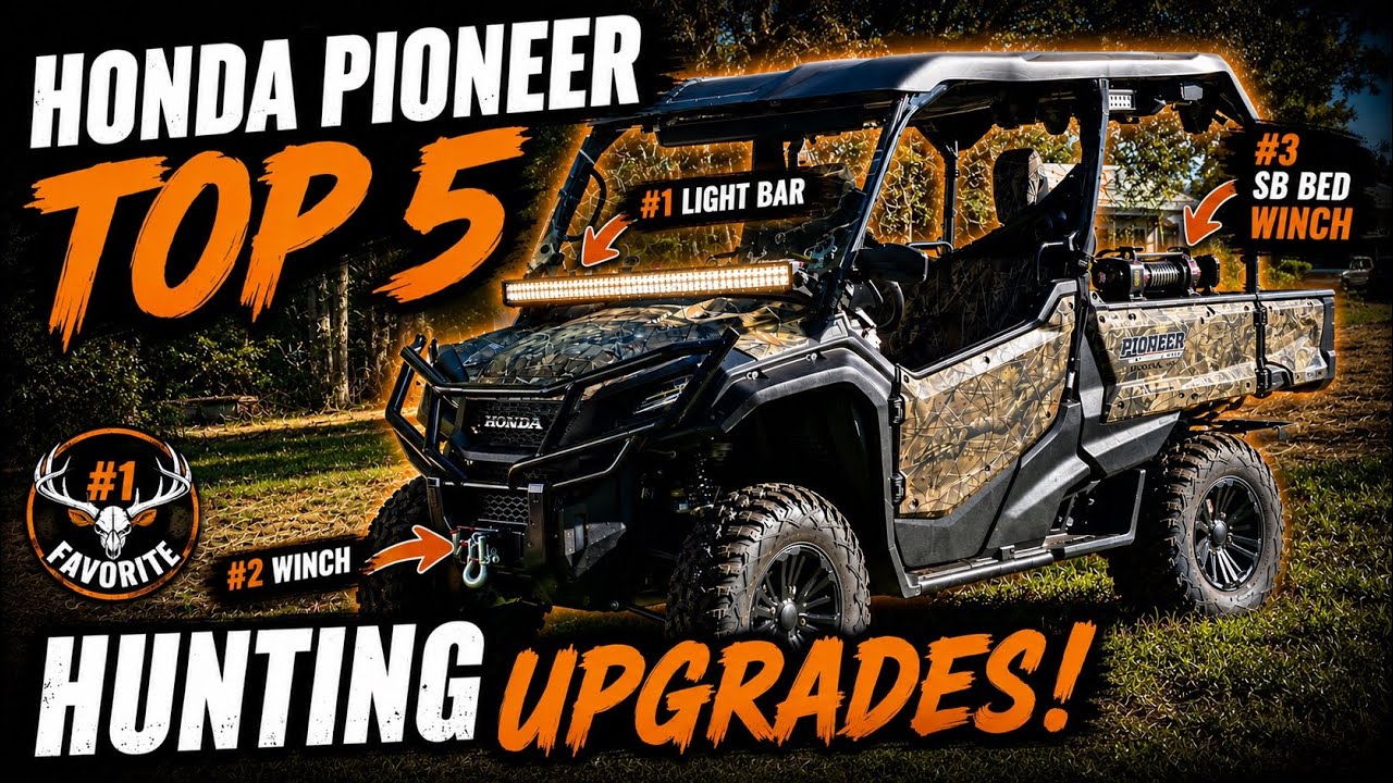 5 лучших охотничьих аксессуаров Honda Pioneer