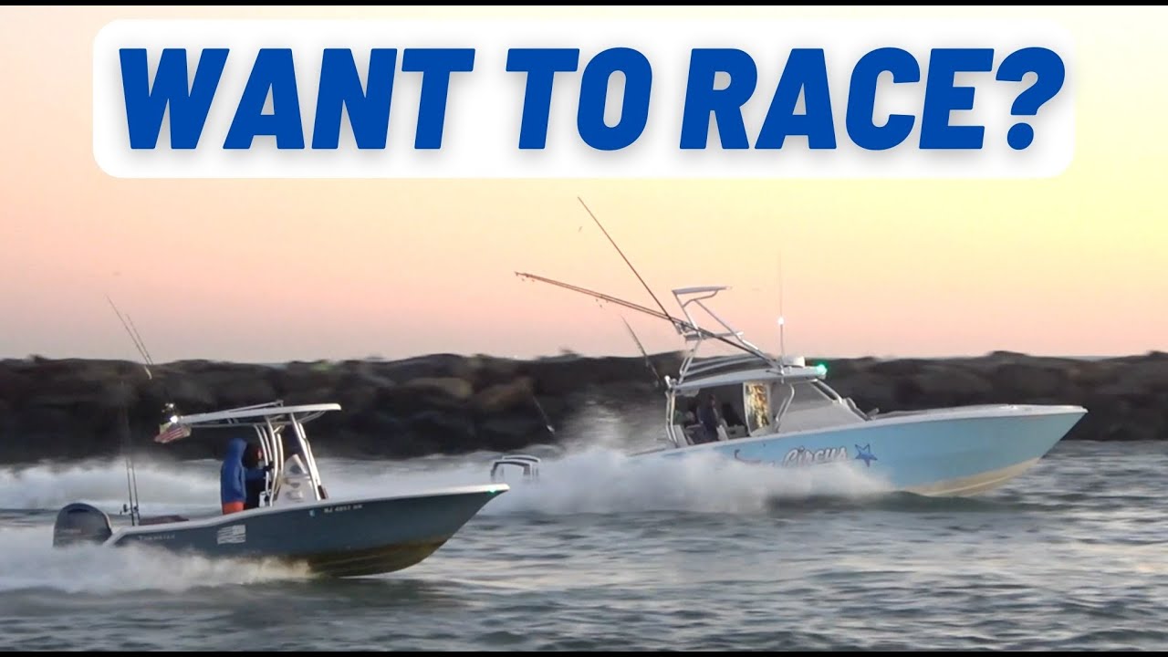 RACE TO THE FISHING GROUNDS! Boats Going Fishing For The Early Morning Bite | Manasquan Inlet