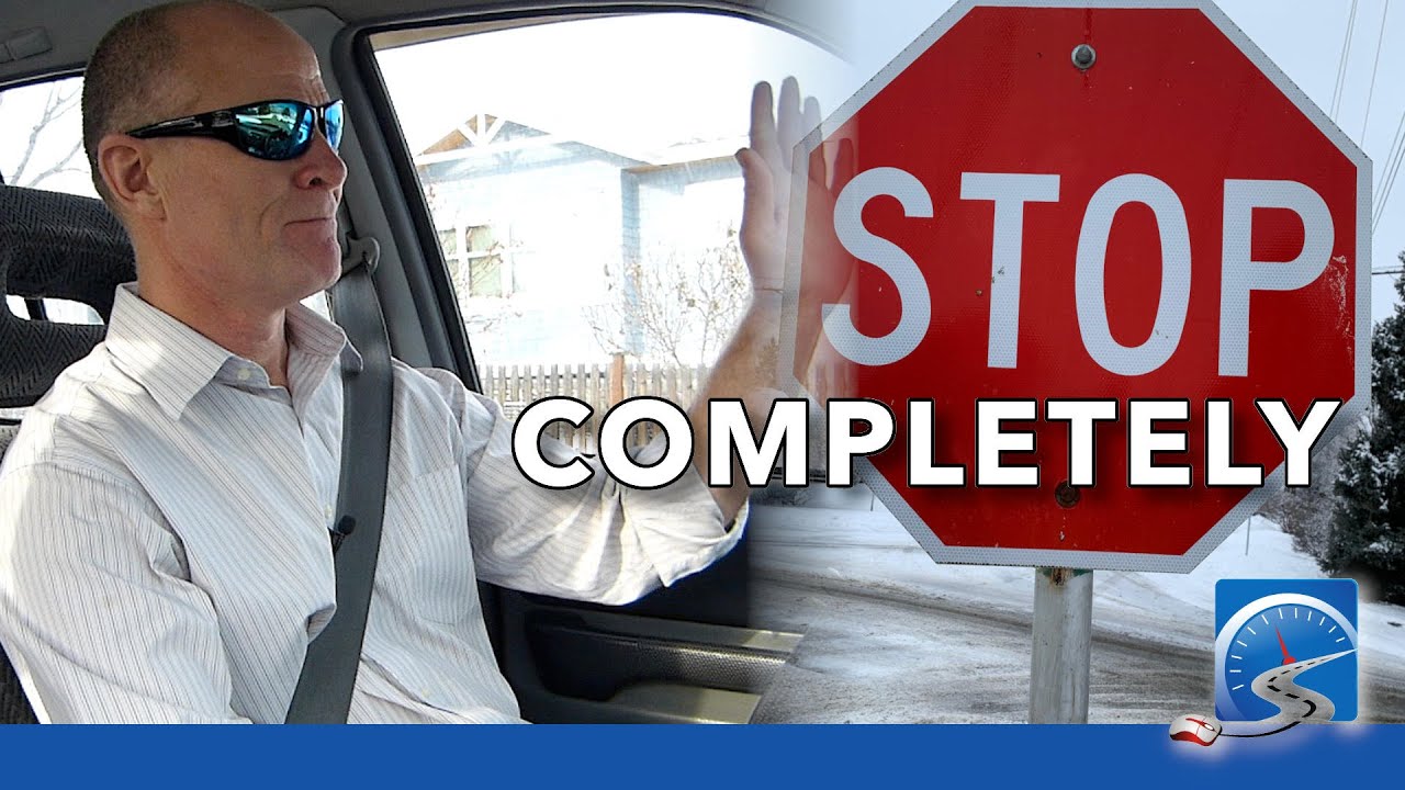 Rolling STOPs Will Fail a Driving Test