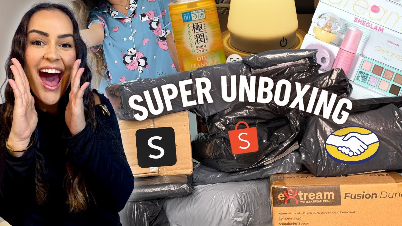 SUPER UNBOXING de compras online | Tudo que comprei na internet nos últimos dias!!