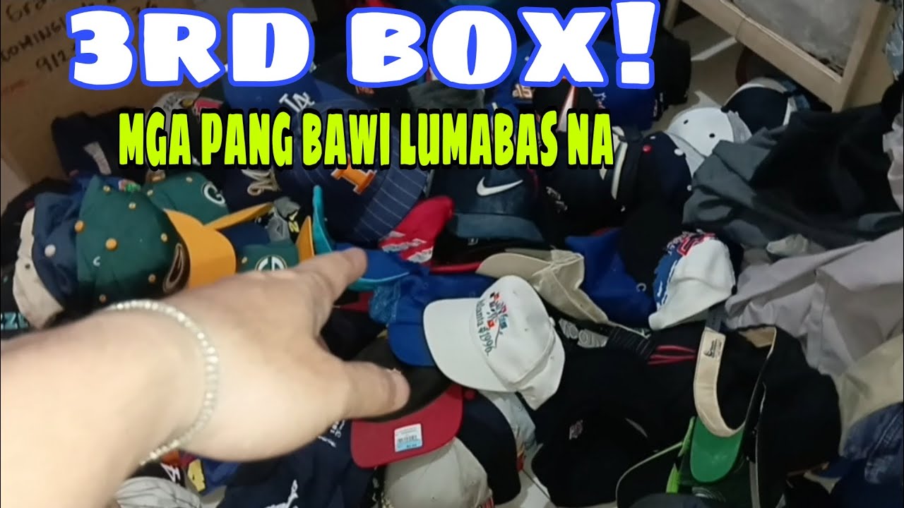 PANALO😱 PART 3 UNBOXING! MGA MAMAHALING VINTAGE CAP ANG LUMABAS! THRIFTED / UKAY HITS