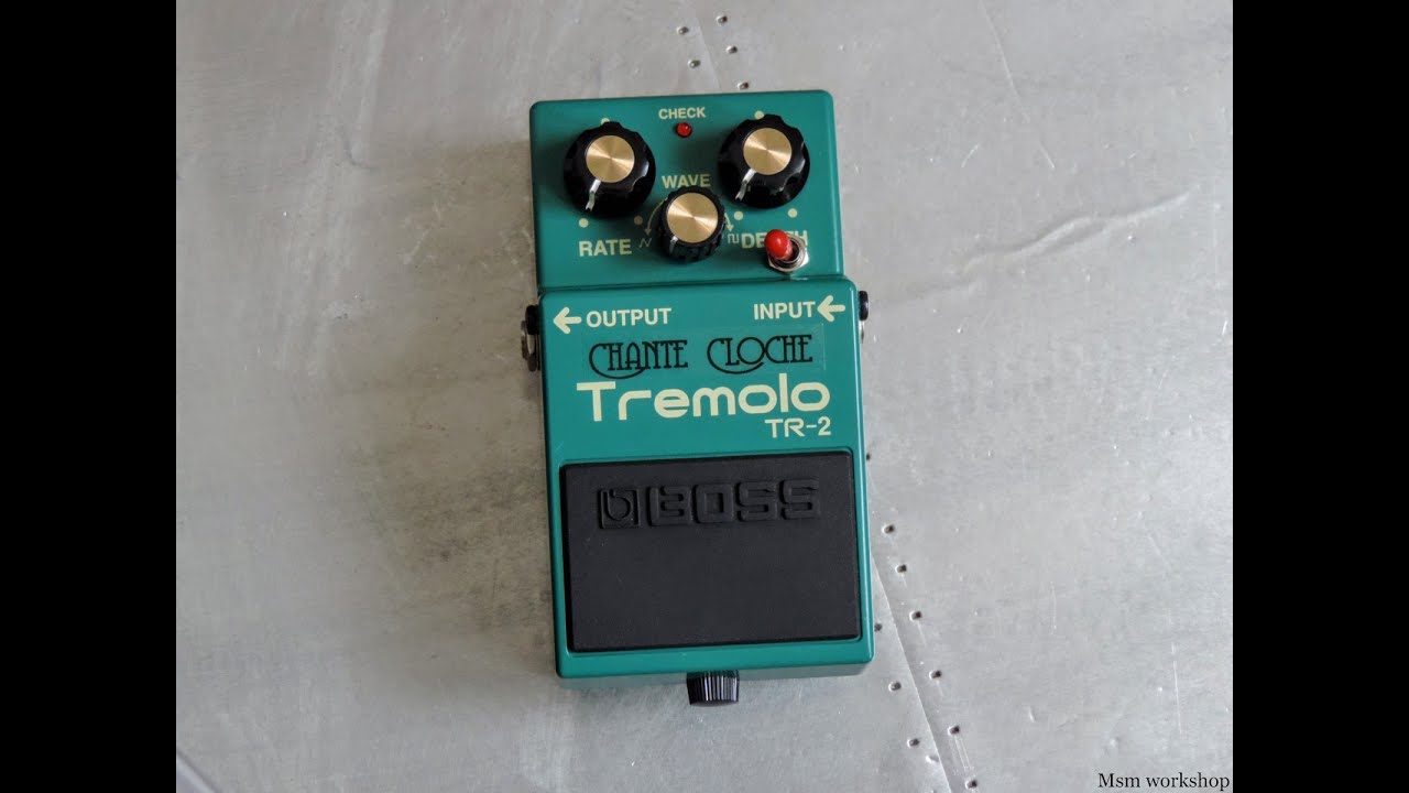 Boss Tr-2 Tremolo, Chante Cloche Mod, by Msm workshop