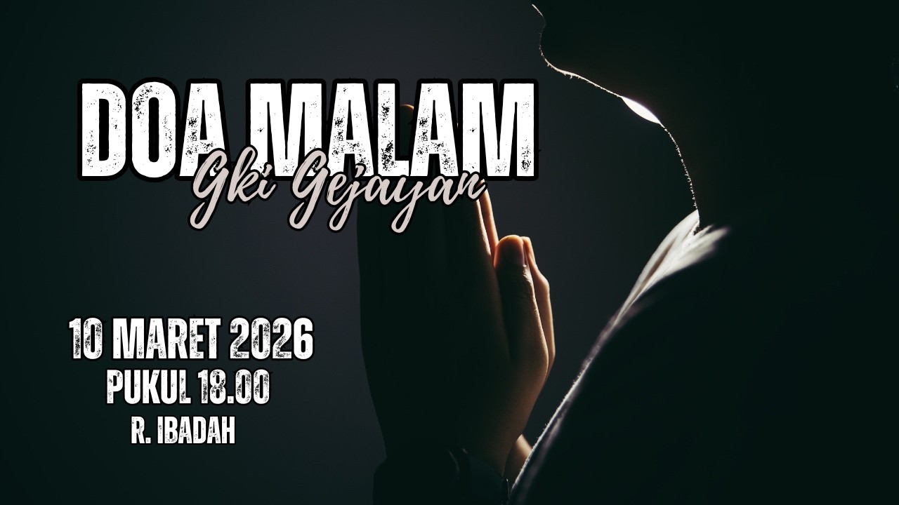DOA MALAM | 10 Maret 2026 - Pukul 18.00 | Pdt. Eko Iswanto (GKJ Medari)