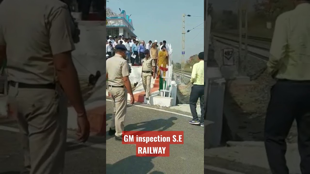 GM Inspection S.E Railway #railway #trains #rail #vlog #shorts