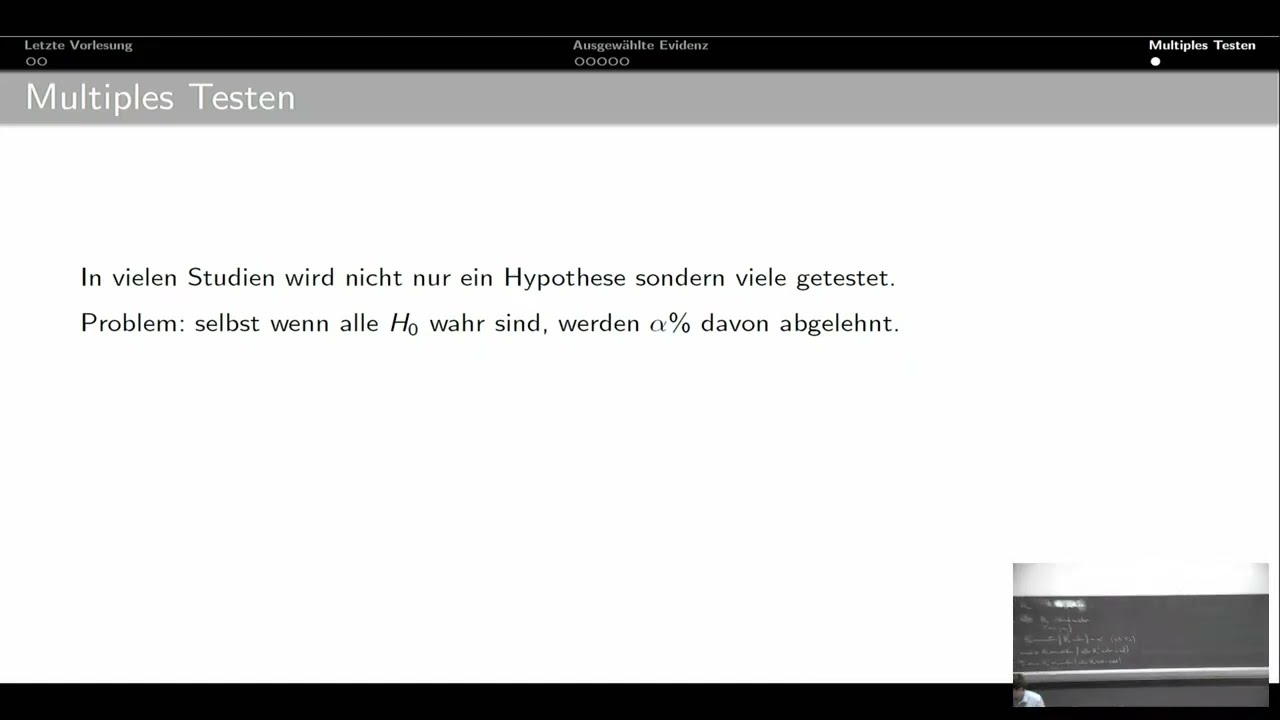 Einführung Statistische Methodologie, 5 - Übungen und Schluss