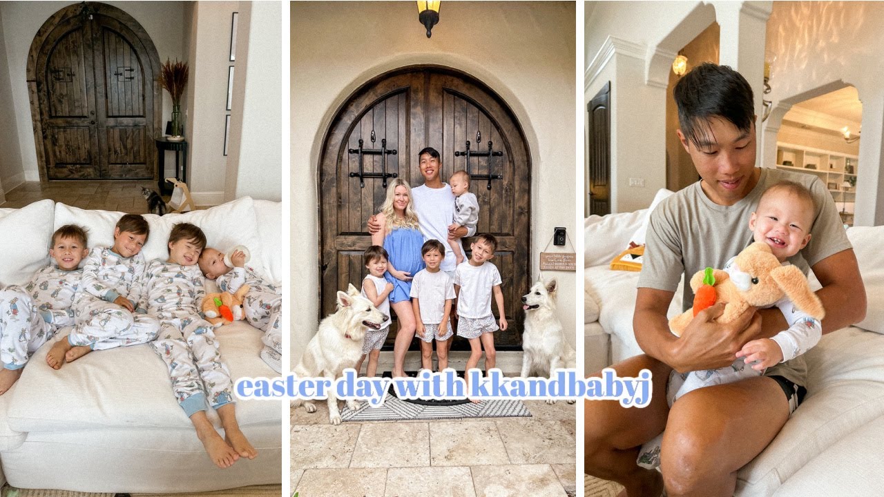 easter day! water slide, easter egg hunt + cook out!