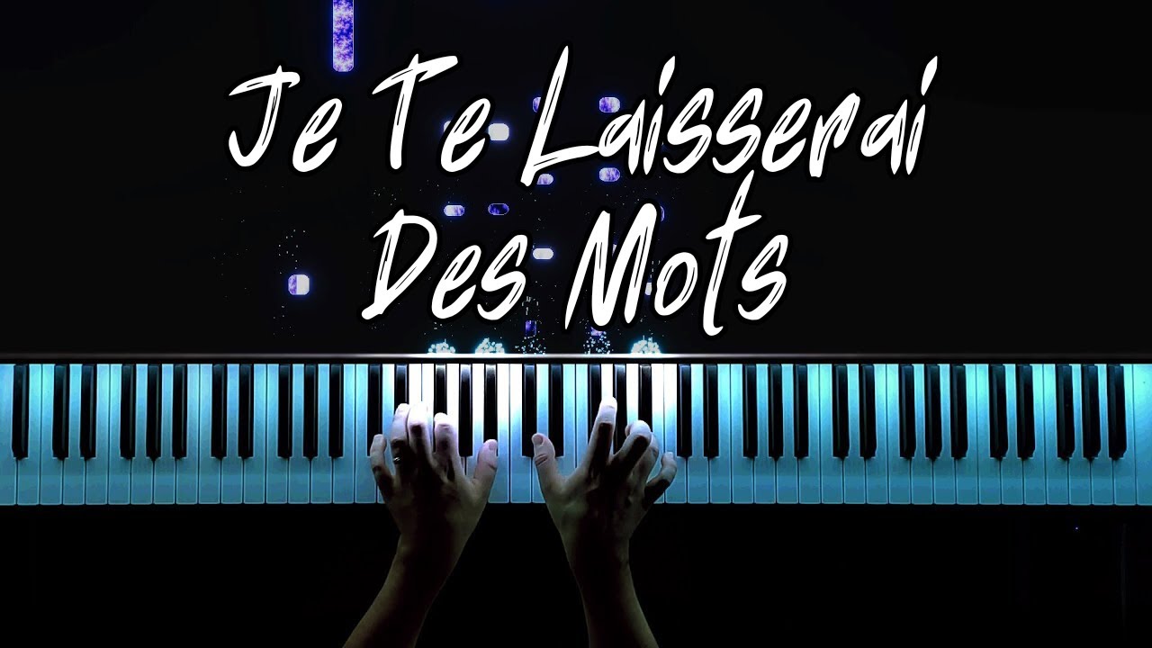Patrick Watson - Je Te Laisserai Des Mots (Piano Cover)