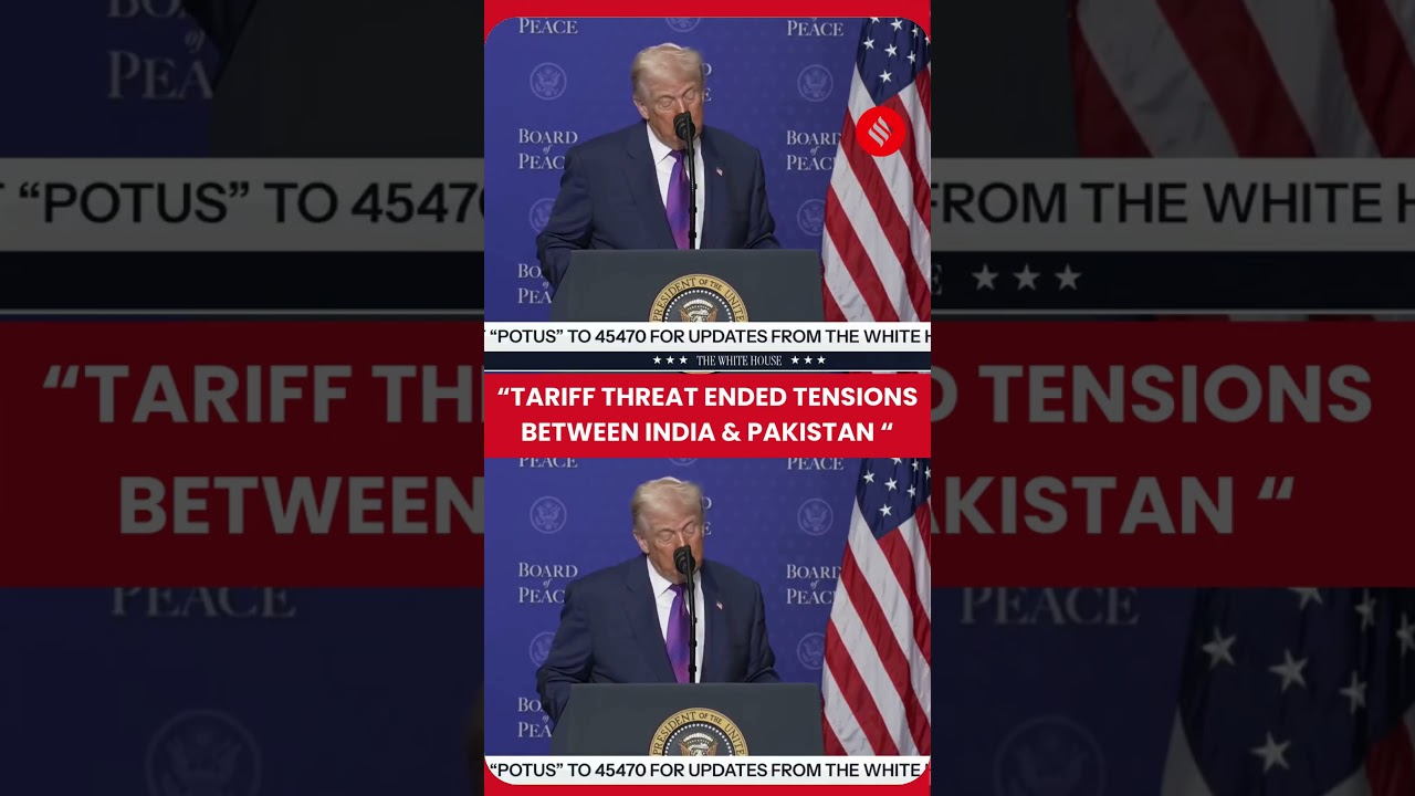 Trump Says He Threatened 200% Tariffs To End India-Pakistan War