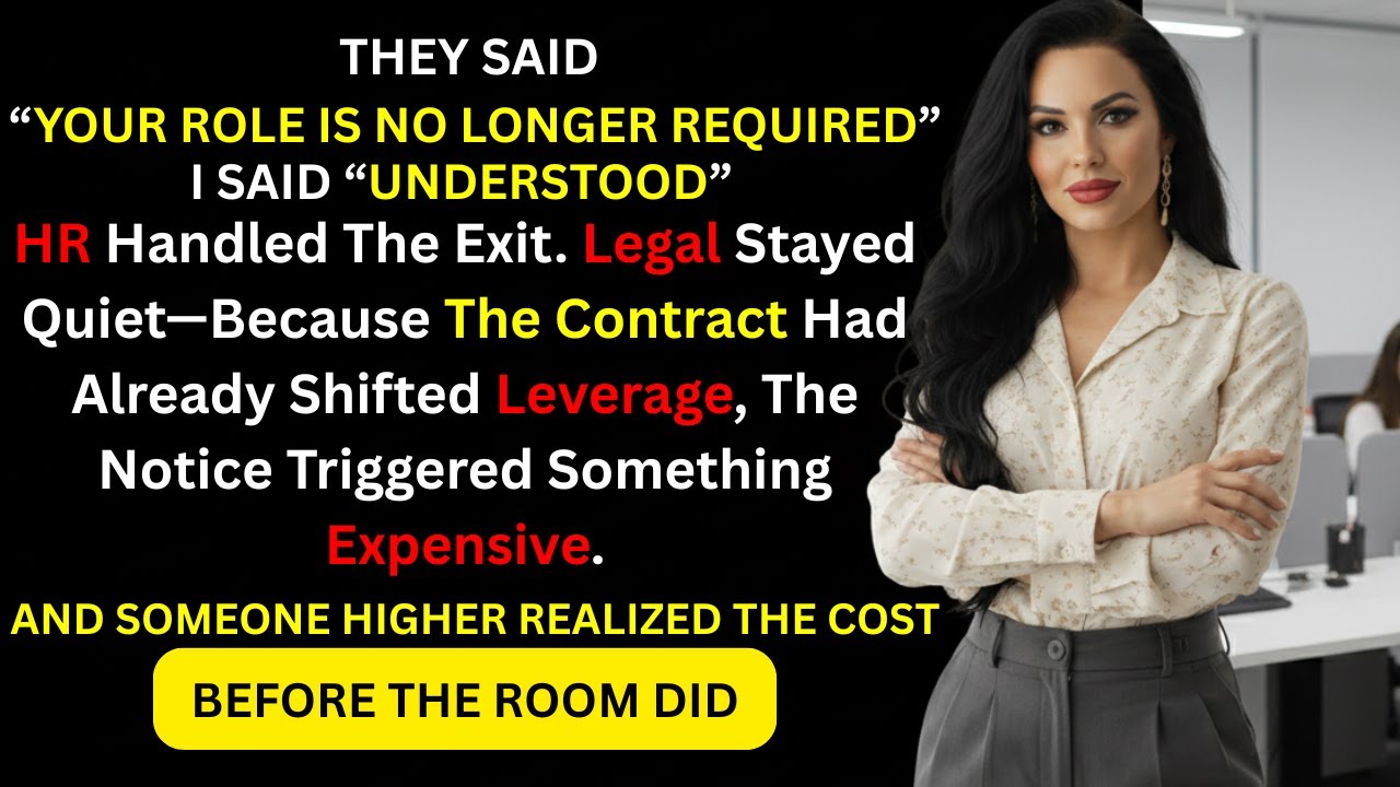They Ended My Contract Early — So I Let the Agreement Speak for Me