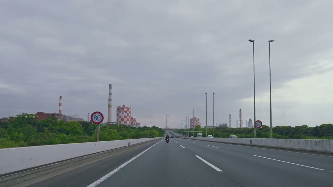 首都高速湾岸線 西行き 大井JCT - 大黒PA 4K 車載動画 2022年5月