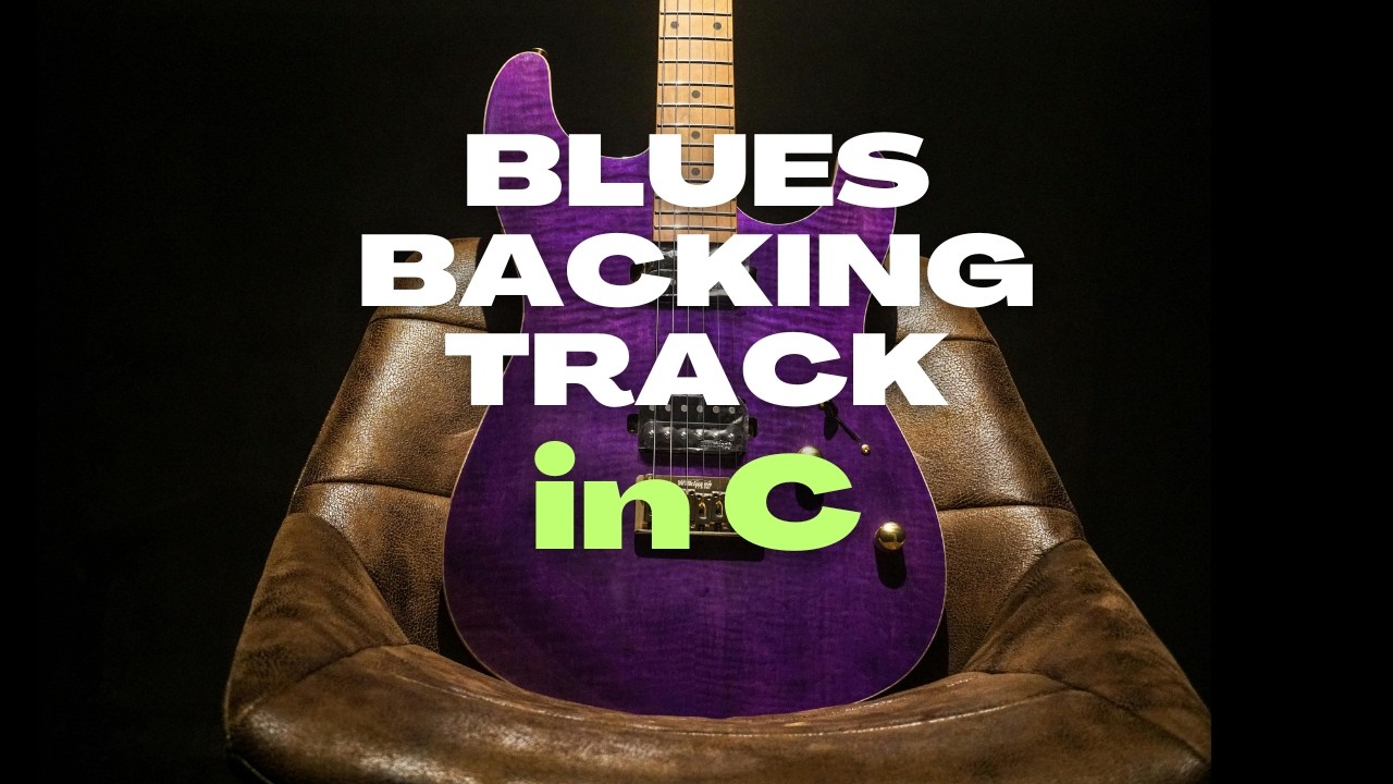 Slow Blues Backing Track in C Solo + Tab
