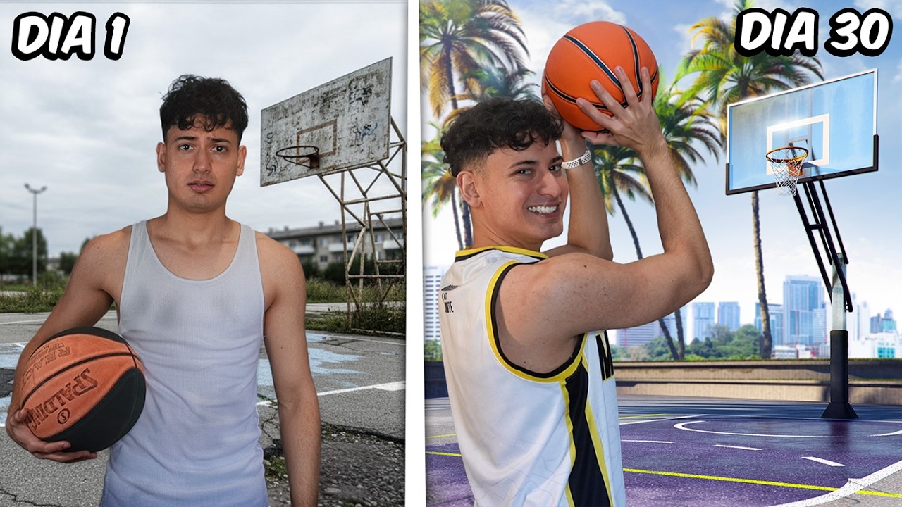 Mi progreso después de 30 días entrenando básquetbol